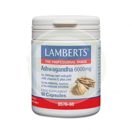 Ashwagandha 6 000 mg. 60 Capsules Lambert