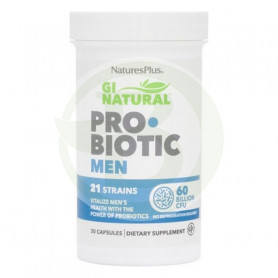 Gi Natural Probiotique Homme 30 Capsules Natures Plus