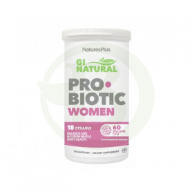 Gi Natural Probiotique Femme 30 Gélules Natures Plus