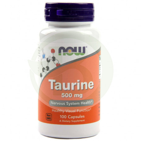 Taurine 500 mg. 100 gélules maintenant