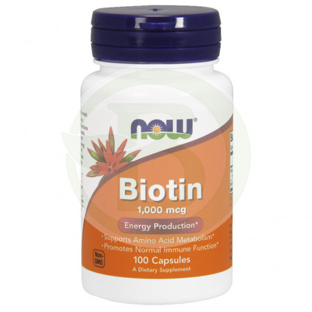 Biotine 1000Mcg. 100 gélules maintenant