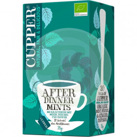 After Dinner Menthe Bio Infusion 20 Sachets Cupper