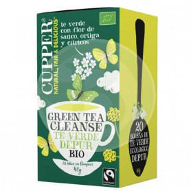 Thé Vert au Citron Bio 20 Sachets Tasses