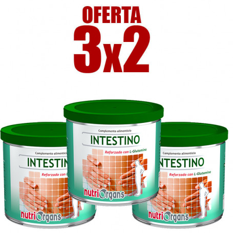 Pack 3x2 Intestino 250Gr. Nutriorgans