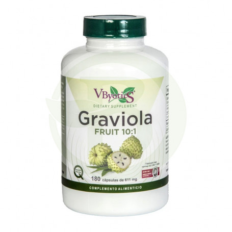 Graviola Fruit 10 : 1 180 Capsules Vbyotics