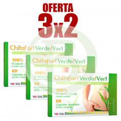 Pack 3x2 Chitofort Vert 60 Gélules Tongil