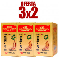 Pack 3x2 Pot de Ginseng 100 Gélules Il Hwa