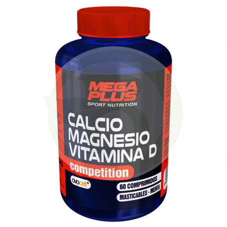 Compétition Calcium + Magnésium + Vitamine D 60 Comprimés Megaplus