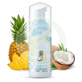 Mousse Nettoyante Douce Noix de Coco et Ananas 100Ml. Trop de fruits