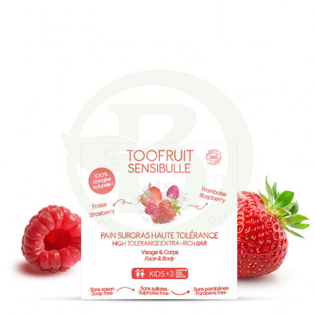 Savon Fraise et Framboise 85Gr. Trop de fruits