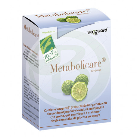 Metabolicare 60 Gélules 100% Naturel