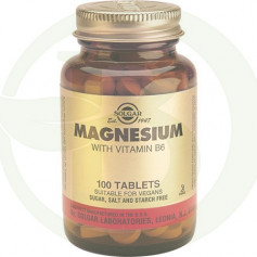 Magnésium avec vitamine B6 100 comprimés Solgar