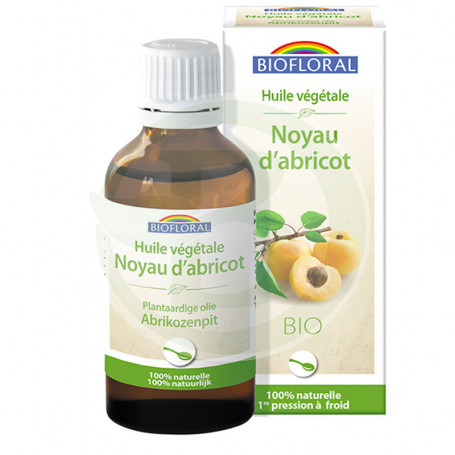 Huile de pépins d'abricot 50Ml. Biofloral