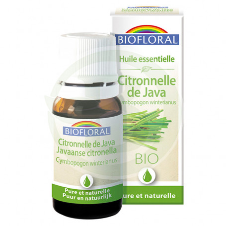 Huile Essentielle de Citronnelle 10Ml. Biofloral