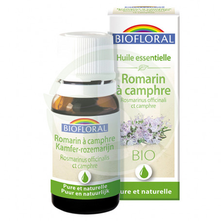 Huile Essentielle de Romarin Camphre 10Ml. Biofloral