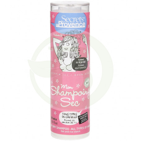 Shampooing Sec Amidon De Riz Et Avoine 38Ml. Secrets de Provence