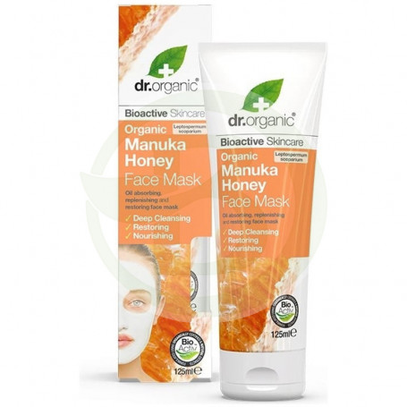 Masque facial au miel de Manuka 125 ml. Dr Organique