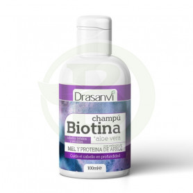 Biotine et Aloe Vera Shampooing Cheveux Teints 100Ml. Drassanvi