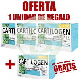 Pack 3x2 Cartilogen Elastic 20 Ampollas Dietmed