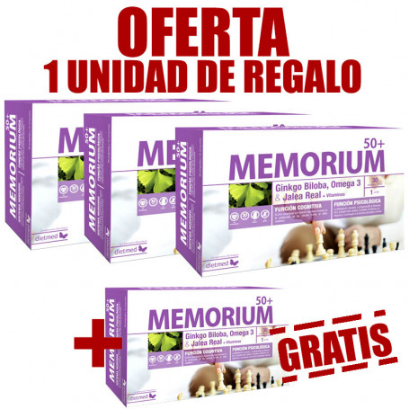 Pack 3x2 Memorium 50+ 15 Ampollas Dietmed