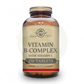 Solgar B-Complex avec Vitamine C 250 Comprimés