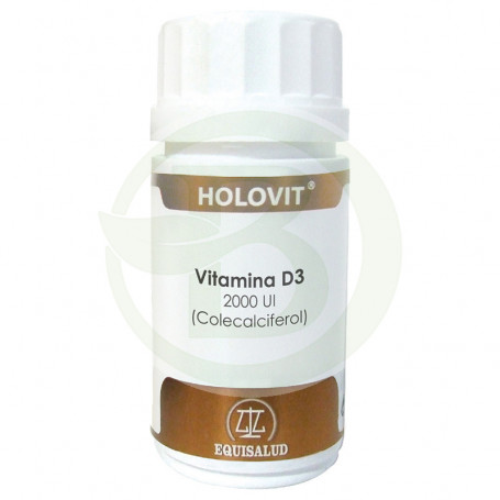 Holovit Vitamine D3 2.000UI 50 Gélules Equisalud