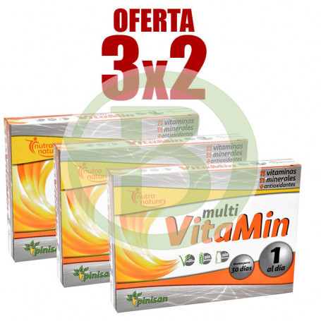 Pack 3x2 Multi Vitamin 30 Cápsulas Pinisan