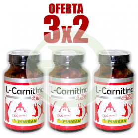 Pack 3x2 L-Carnitine 100 Gélules Pinisan