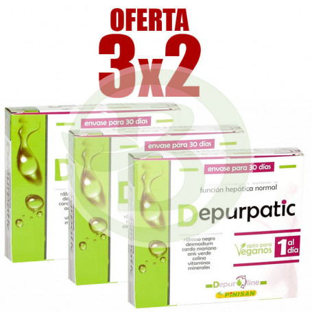 Pack Dépurpatique 3x2 30 Gélules Pinisan