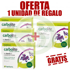 Pack 3x2 Carbolite 60 Gélules Herbora