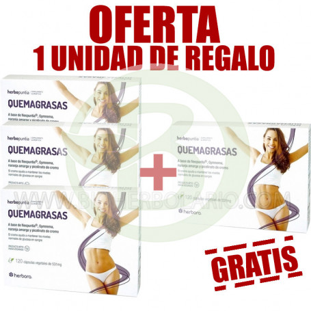 Pack 3x2 Quemagrasas 60 Cápsulas Herbora