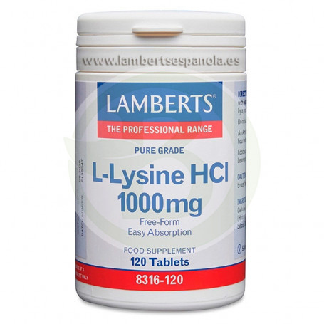 L-Lysine 120 Comprimés Lamberts