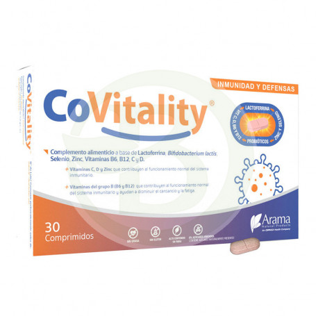 Covitality 30 Comprimés Arama Produits Naturels