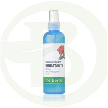 Tonique hydratant pour la peau de roses 200Ml. Tot Herba