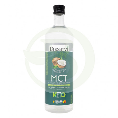 Huile de noix de coco Mct 500Ml. Keto Drasanvi