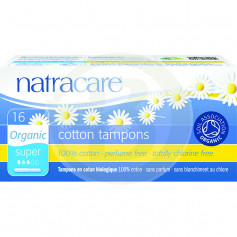 Super tampon sans applicateur 10Uds. Natracare