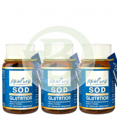 Pack 3x2 SOD Glutathion 30 Gélules Etat Pur