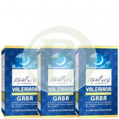 Pack 3x2 Valériane Gaba 40 Gélules Etat Pur