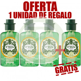 Pack 4x3 Champú de Hierbabuena Shila