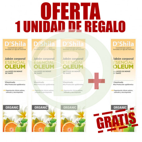 Pack 4x3 Jabón Corporal Esencial Oleum Shila