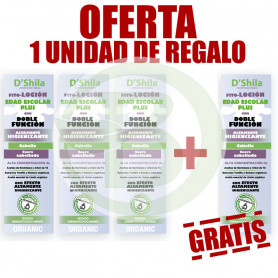 Pack 4x3 Fito-Loción Doble Función Edad Escolar 125Ml. Shila