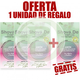 Pack 4x3 Jabón Cremoso Relajante 250Ml. Shova De