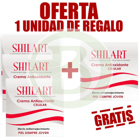 Pack 4x3 Crema Antioxidante Celular 50Ml. Shilart