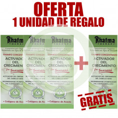 Pack 4x3 Shampooing Activateur Concentré 100Ml. Rhatma