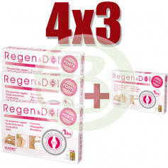 Pack 4x3 Regendol Forte 14 Ampoules Eladiet