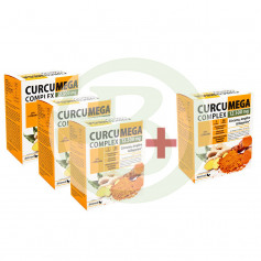 Pack 4x3 Curcumega Complexe 30 Sticks Dietmed