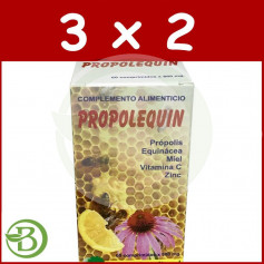 Pack 3x2 Propolequin 60 Comprimés Golden Green