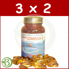 Pack 3x2 Grands Oméga 3 Golden Green 60 Gélules