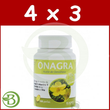 Pack 4x3 Onagra 200 Perlas Eladiet