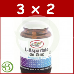 Pack 3x2 L-Zinc Aspartate El Granero